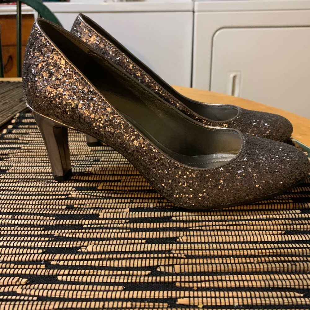 Gold heels